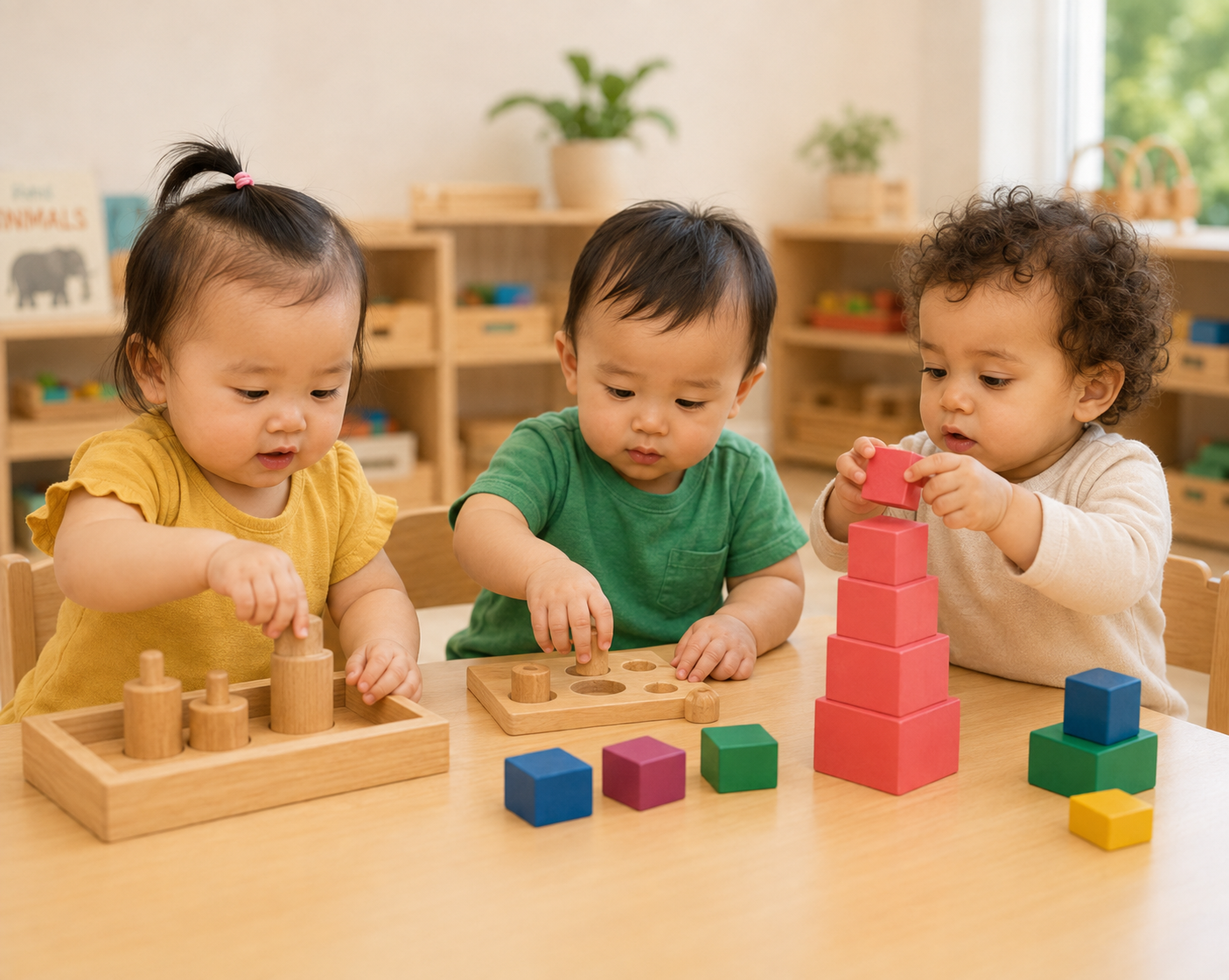 Young toddlers at play